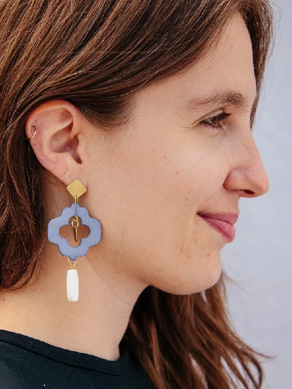 Agra Earrings - Blue