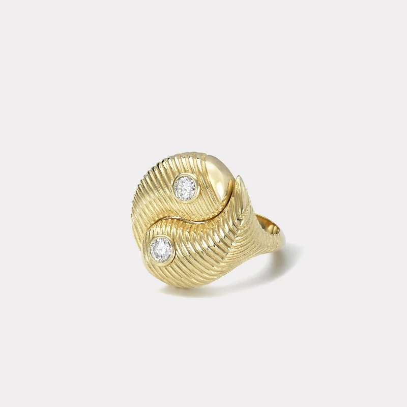 Shine In Style – Shop Jewelry Discounts Today All Gold Yin Yang Ring