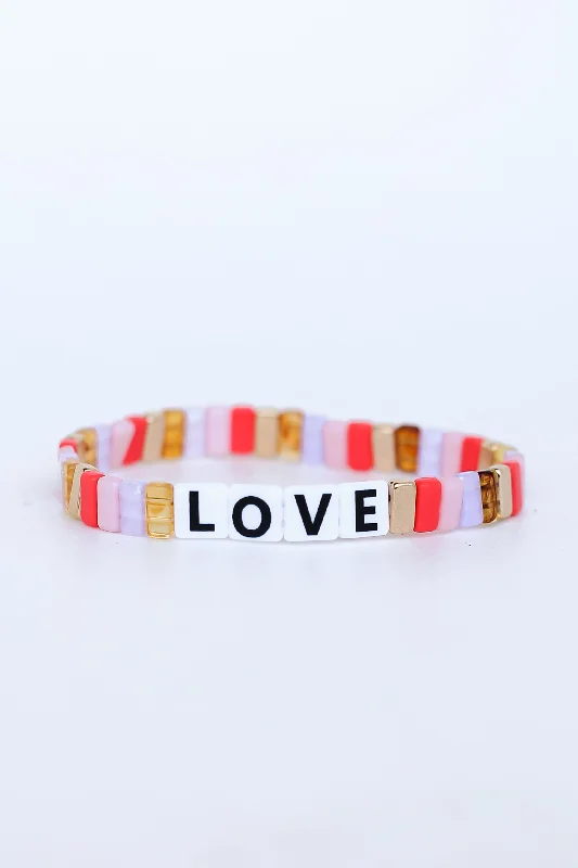 FINAL SALE - Delilah Beaded Love Bracelet