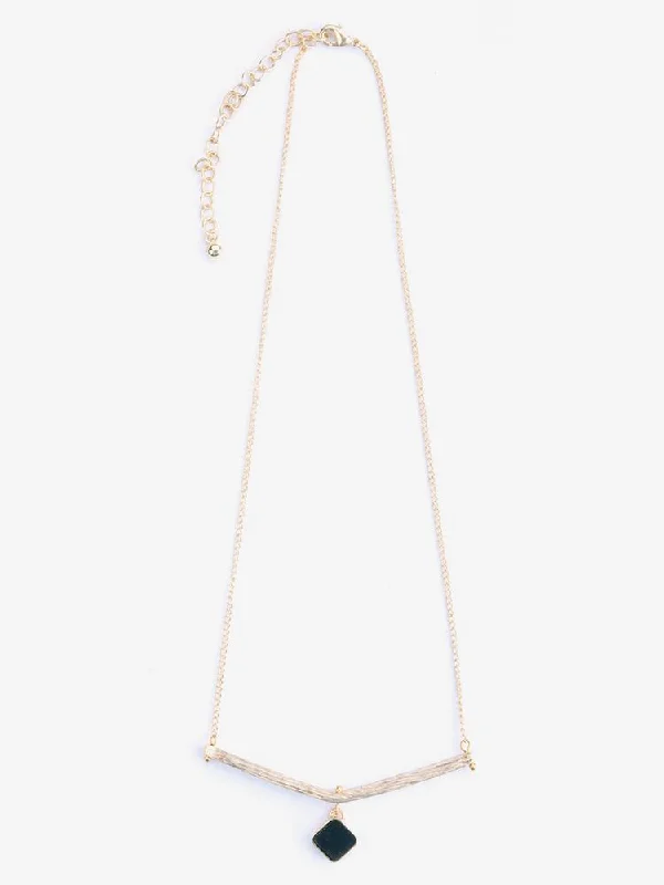 Diamante Necklace - Gold