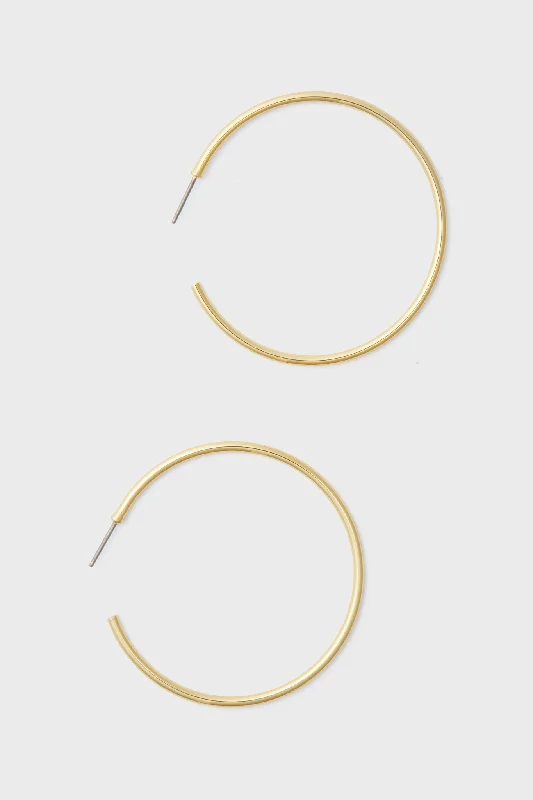 Gold Large Hoop Earrings