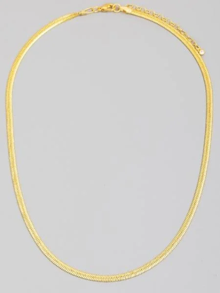 Gold Plated Snake Chain Necklace