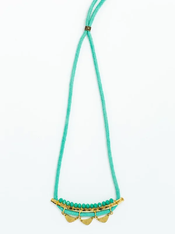 Malika Necklace - Teal