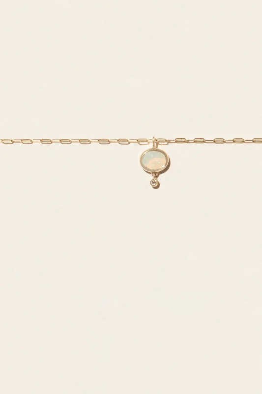 Opale Necklace - Yellow Gold