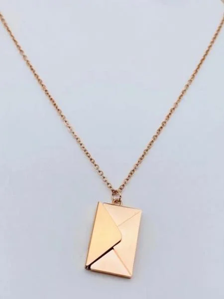 Opening Envelope Necklace