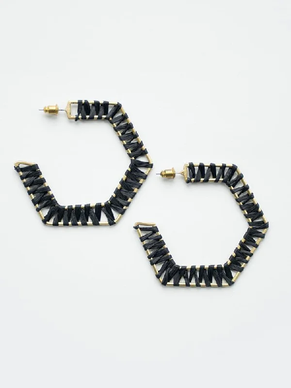 Piccadilly Earrings - Black