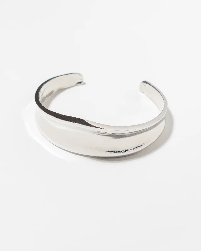 Wide Curved Cuff Bracelet