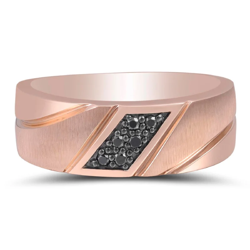 Elegant Jewelry, Affordable Luxury – Shop Now 1/10 CTW Diamond Wedding Ring in 10KT Rose Gold