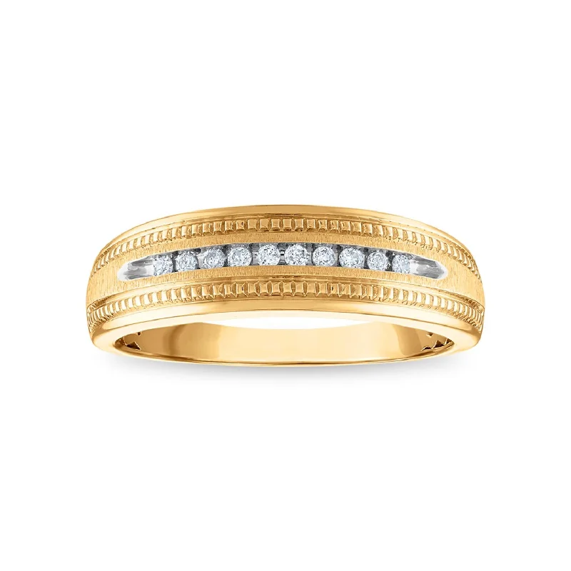 Celebrate With Sparkle – Jewelry Sale Now Live 1/10 CTW Diamond Wedding Ring in 10KT Yellow Gold