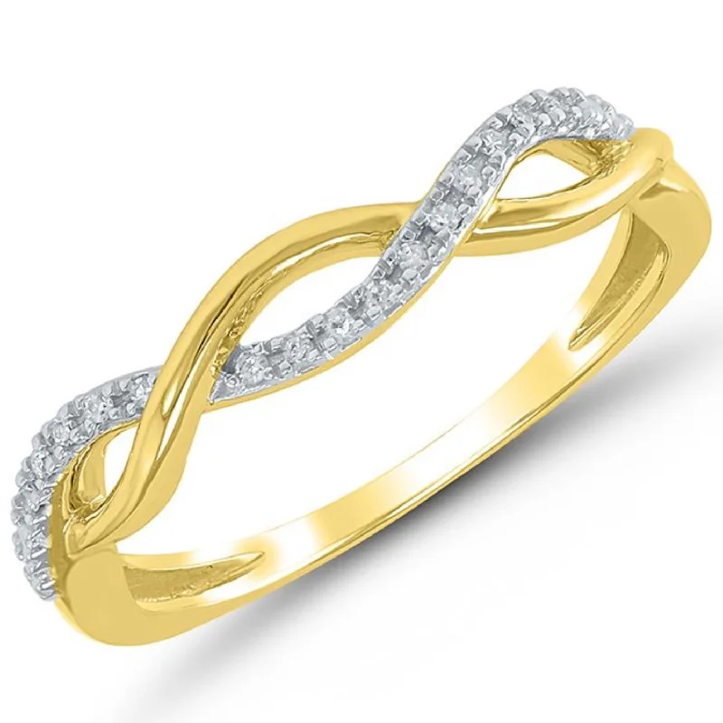 Unmissable Jewelry Discounts – Elevate Your Look For Less 1/20 CTW Diamond Ring in 10KT Yellow Gold