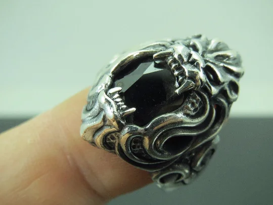 Beautiful Jewelry, Breathtaking Discounts – Hurry In Turkish Handmade Jewelry 925 Sterling Silver Onyx Stone Mens Rings