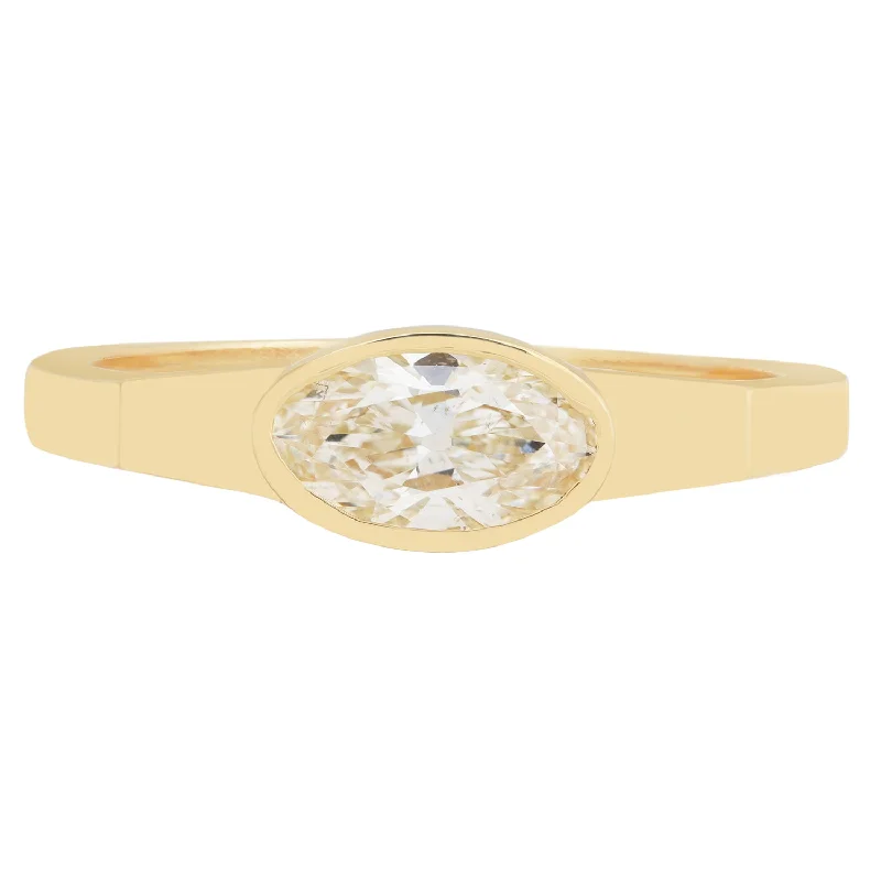 Shop High-Quality Jewelry At Jaw-Dropping Discounts Diamond Ellipse Mojave Ring