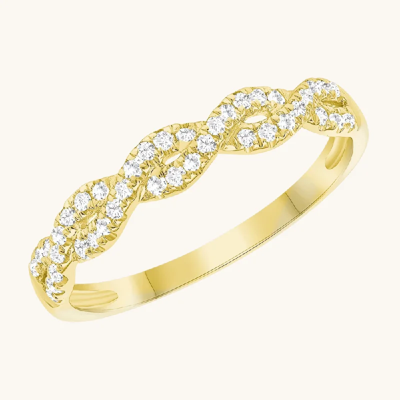 Must-Have Jewelry At Unbelievable Discounts Infinity Diamond Half Way Band