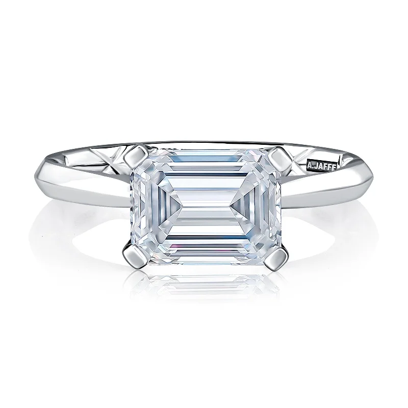 Diamond Semi Mount Ring | 14k White (3.00ct Head)