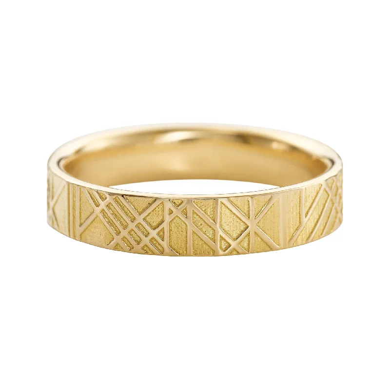 Shop Dazzling Rings, Earrings, And More At Special Discounts Men's Unique Geometric Wedding Ring