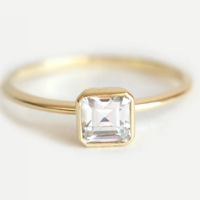 Dazzle In Elegance With Our Biggest Jewelry Sale Asscher Diamond Ring