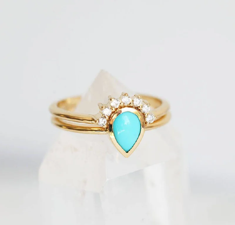 Turquoise Ring, Turquoise Ring Set