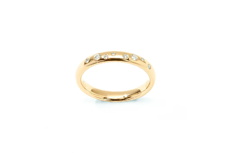 Amore Stardust 18K Gold Ring w. Diamonds