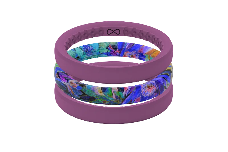 Twilight Blossom - Stackable Ring