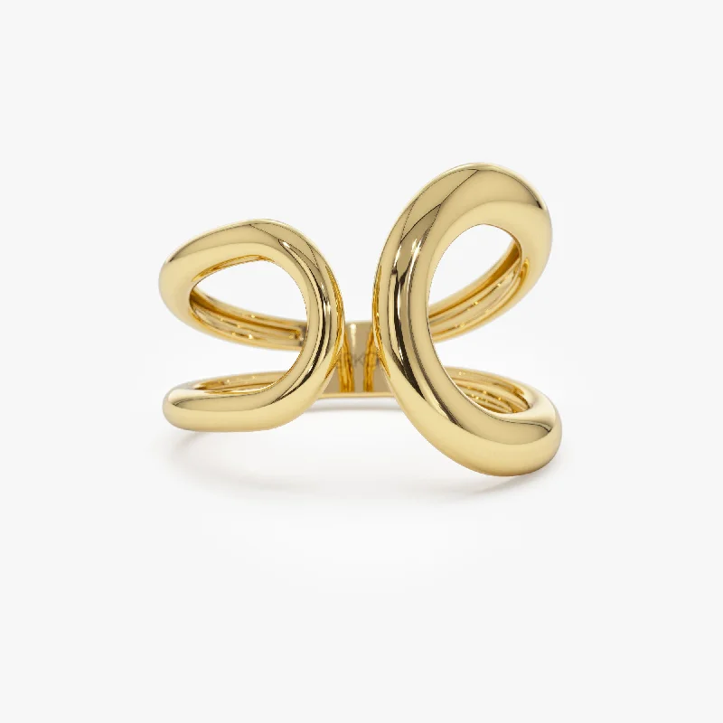 Affordable Luxury Jewelry For Every Occasion 14k Unique Design Bold Gold Ring