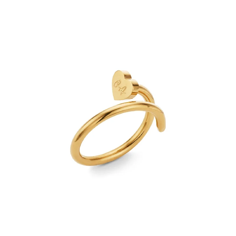 Exclusive Jewelry Sale – Shine For Less Custom Nail Ring (Gold)