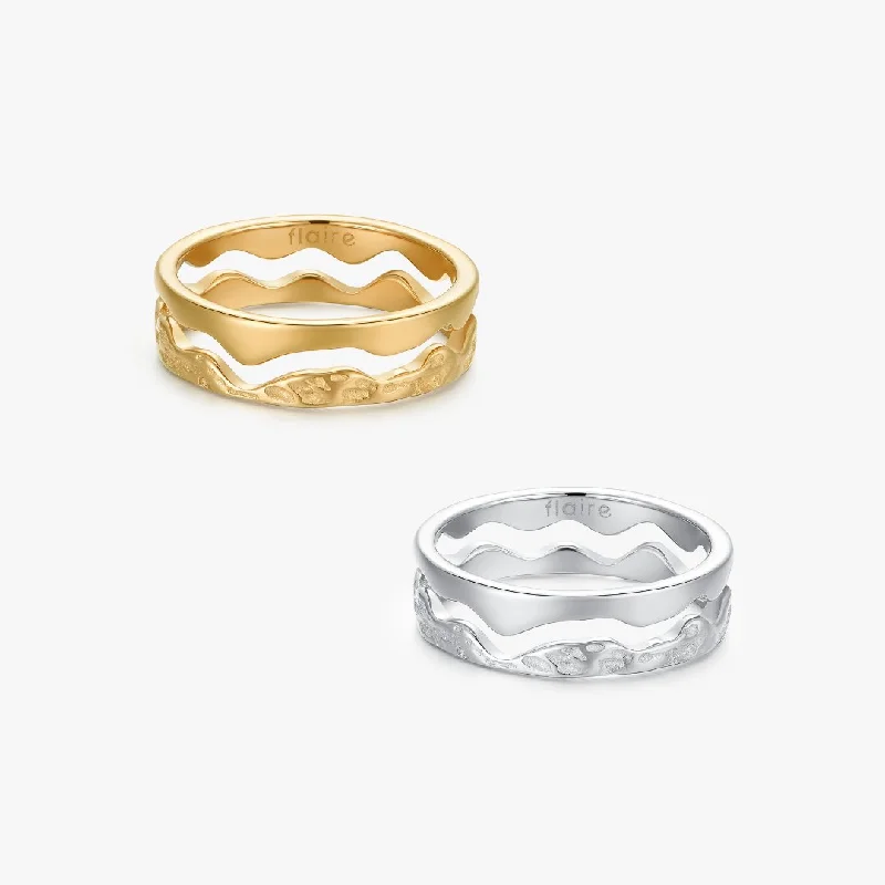 Dueling Mountains Ring (Unisex)