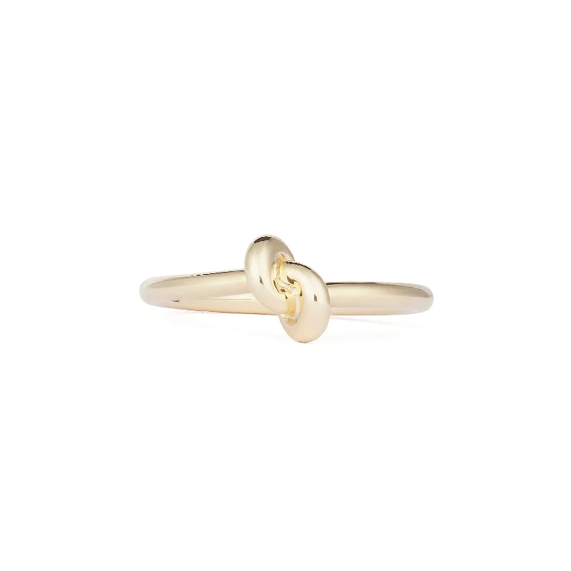 Legacy Knot Mini (Slim) 18K Gold Ring