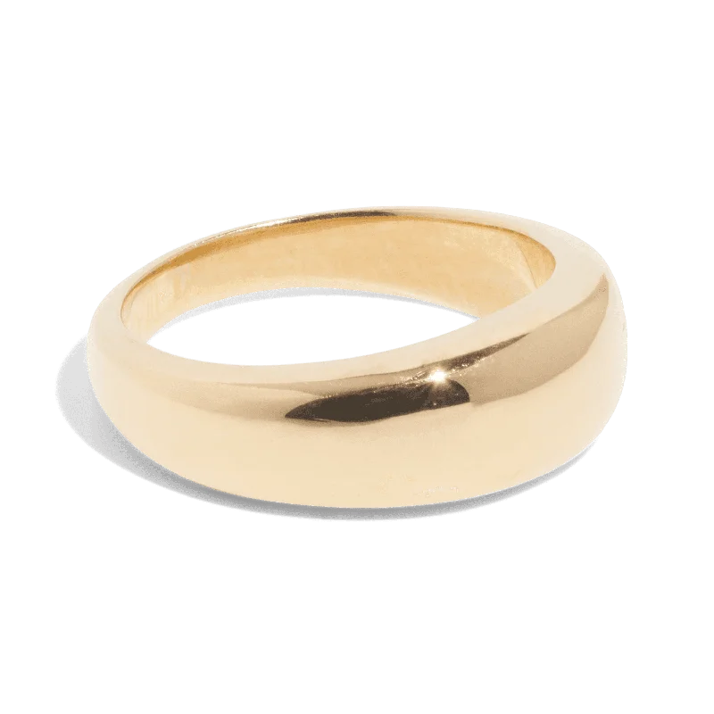 THE HARPER RING - 18k gold vermeil