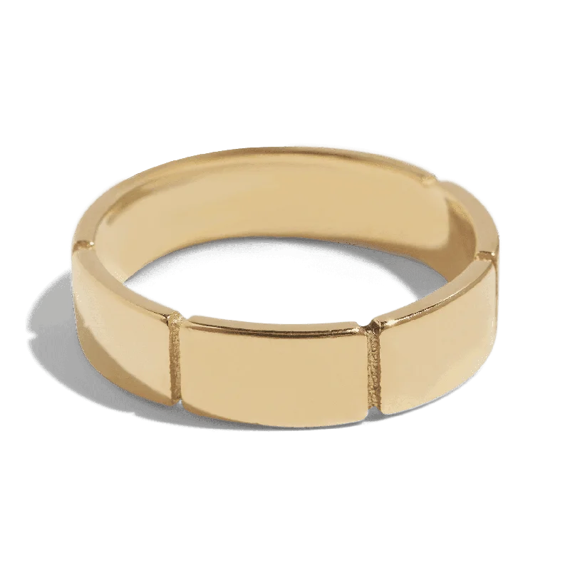 THE IMANI RING - Solid 14k gold