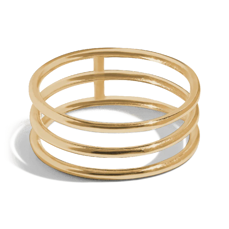 THE JADA RING - Solid 14k gold