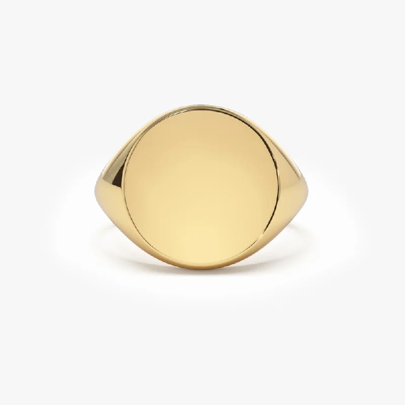 Shop Stylish Jewelry Now And Save Big 14k Gold Engravable Signet Ring