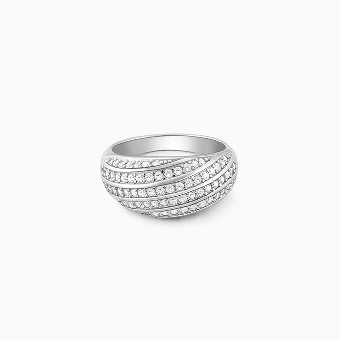 Flash Sale On Stunning Jewelry – Don't Miss Out Silver Spired Dome Ring