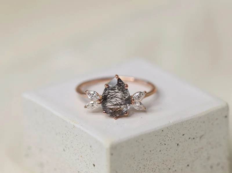 Holiday Jewelry Sale – Perfect Gifts At The Best Prices The Siren Ring in Tourmalinated Quartz