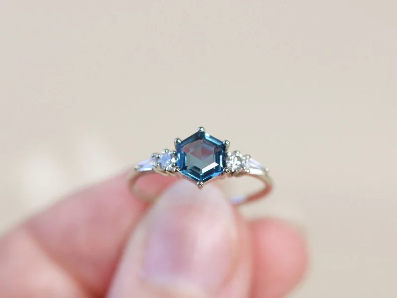 Premium Jewelry Now Available At Special Discounts The Huntington Ring in London Blue Topaz