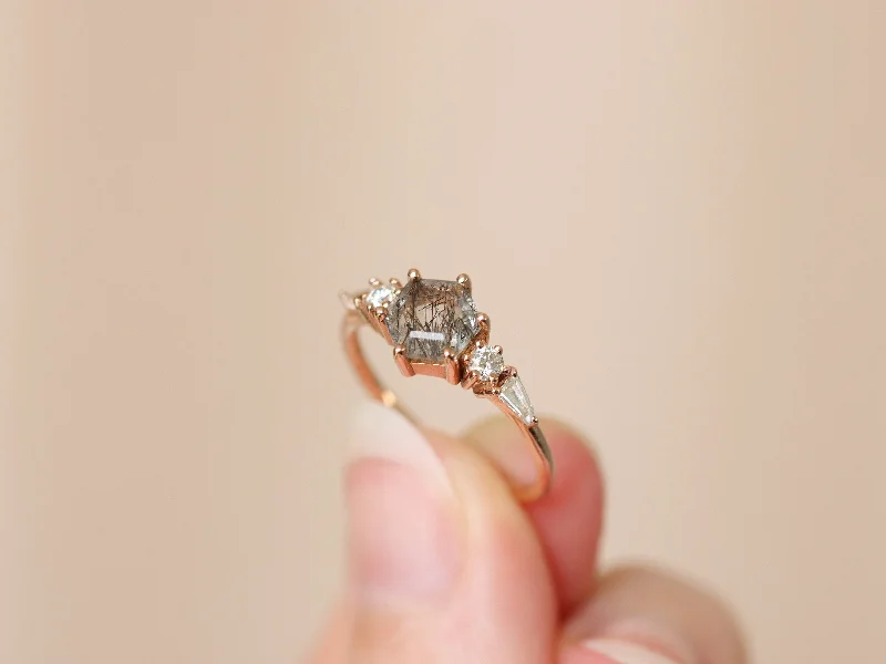 Unlock Unbeatable Jewelry Deals Before They’Re Gone The Huntington Ring in Tourmalinated Quartz