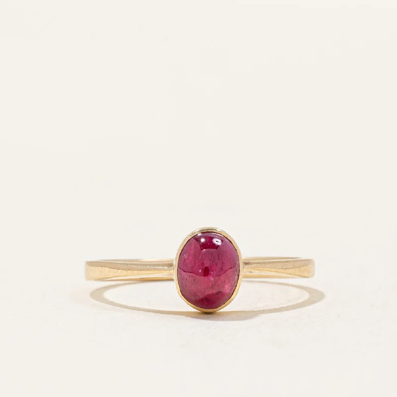 Grab Stylish Jewelry Before The Sale Ends Cabochon Ruby Ring | 0.95ct | SZ 6.25 |