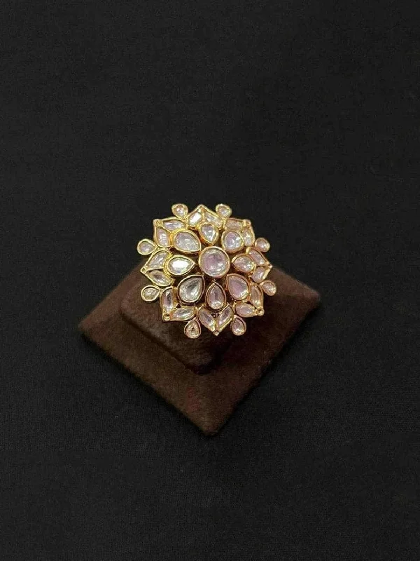 Classic And Modern Jewelry Styles On Sale Floral Stone Ring