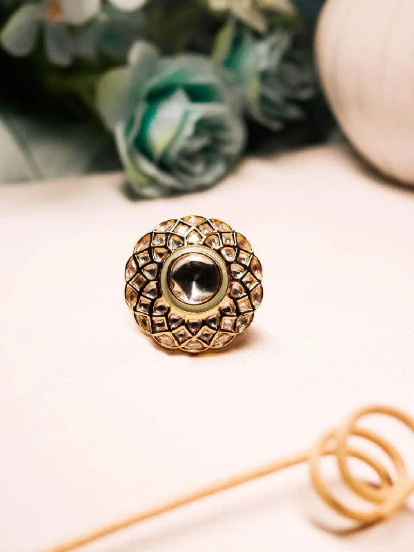 Elegant Necklaces And Bracelets At Limited-Time Offers Flower Stone Ring