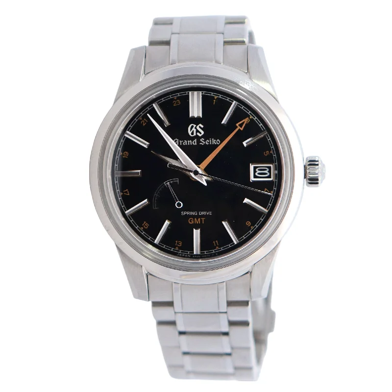 Seasonal Jewelry Deals – Elevate Your Style Grand Seiko Spring Drive 40mm Black Dial Ref# SBGE271