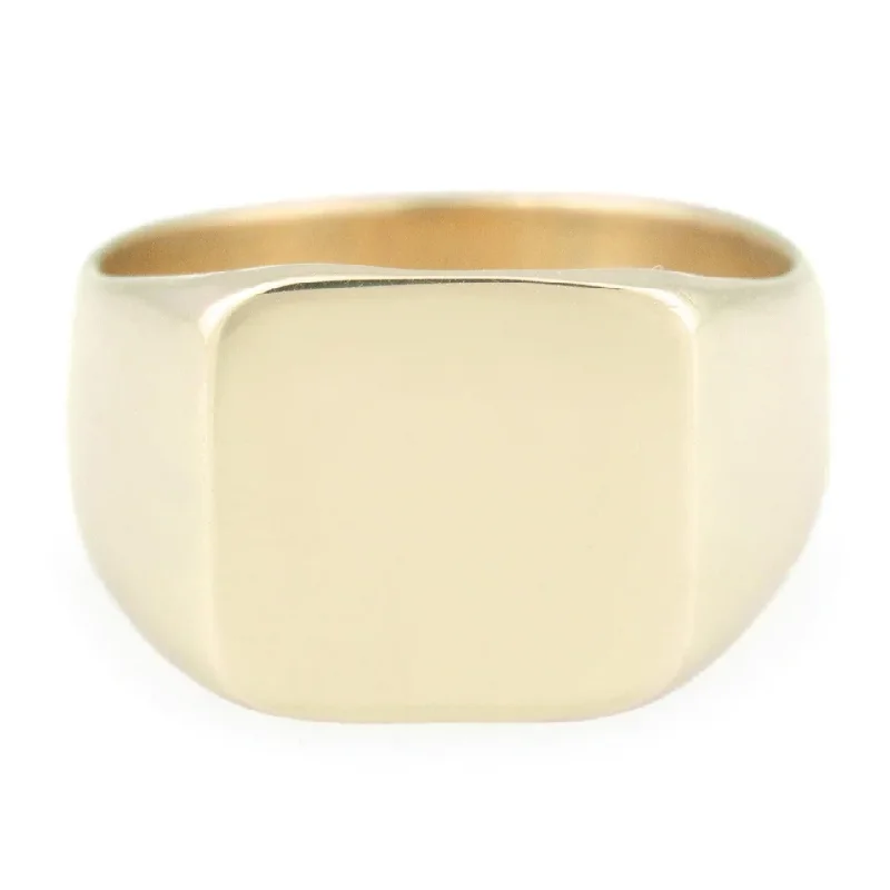 Best Jewelry Sale – Shop Exclusive Designs Now Modern Classic Signet - 14k Gold