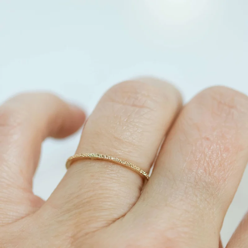 Flash Sale On Stunning Jewelry – Don't Miss Out Gold Diamond Dusted Petite Ring by Christina Kober