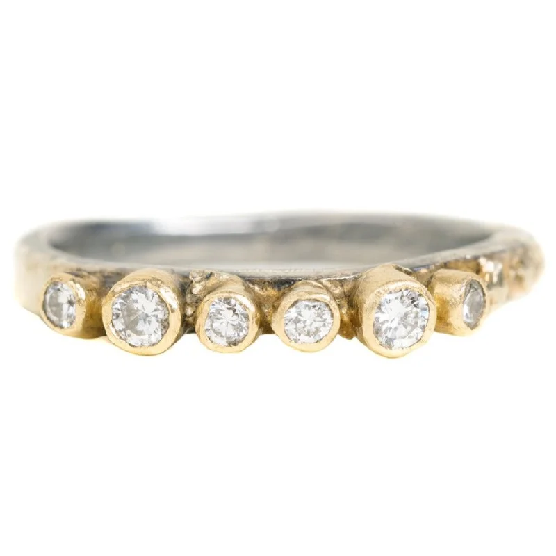 Elevate Your Jewelry Collection With Limited-Time Savings Organic Princess Band - 18k Gold + Reclaimed Diamonds