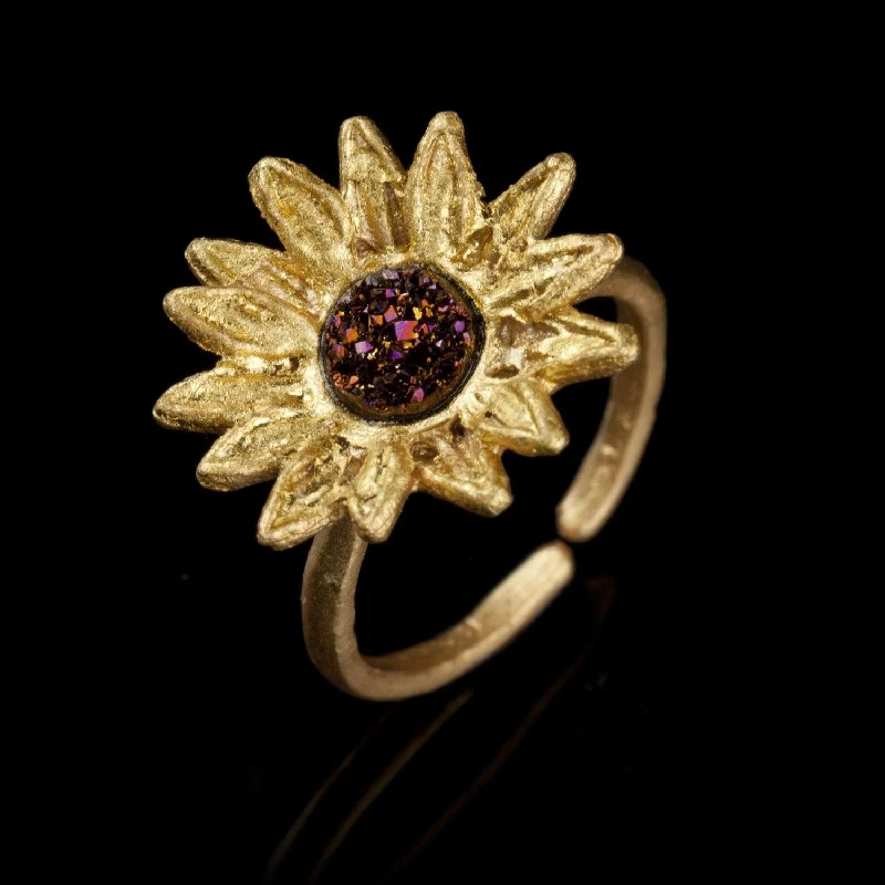 Grab Your Favorite Jewelry At The Lowest Prices Sunflower Ring - Small