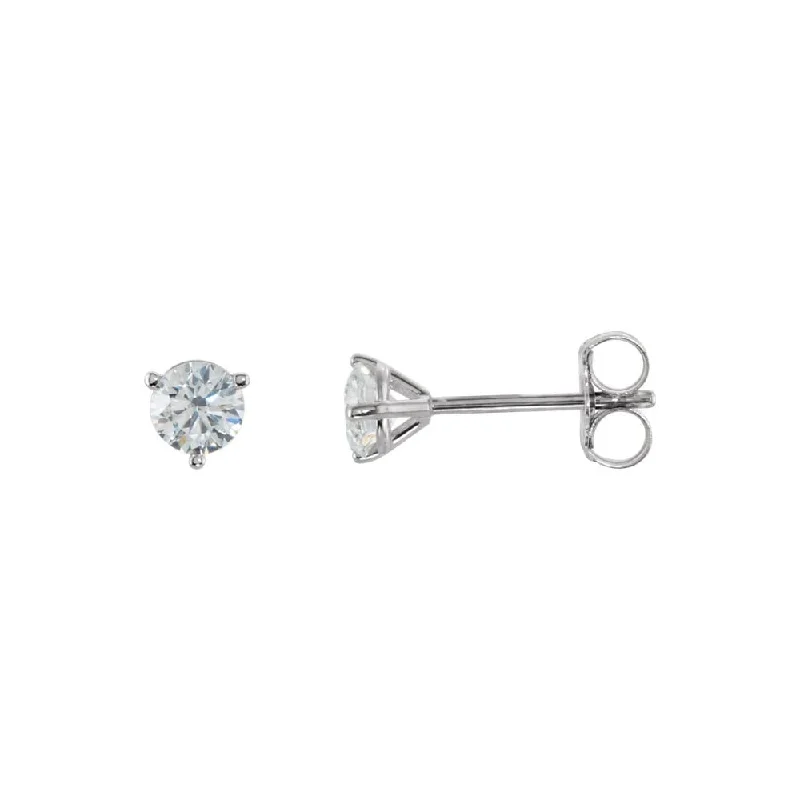 Gorgeous Jewelry, Limited-Time Savings 1/2 Cttw Round Diamond Friction Back Stud Earrings in 14k White Gold