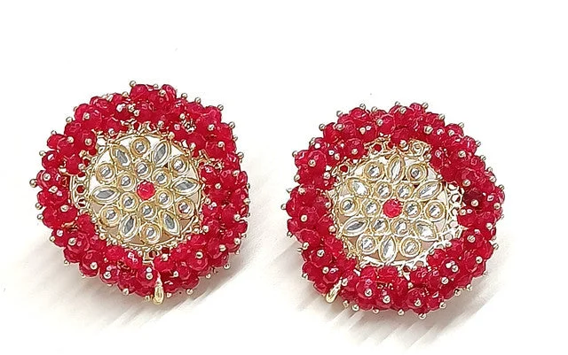 Exclusive Jewelry Offers – Sparkle For Less Bhavi Jewels Gold Plated Stud Earrings