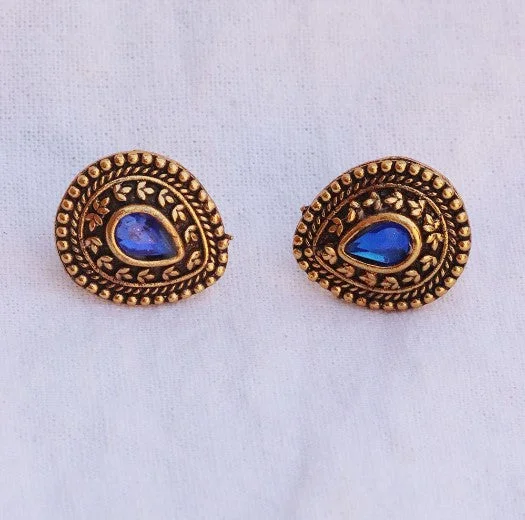 Premium Jewelry Now Available At Special Discounts Bhavi Jewels Gold Plated Stud Earrings