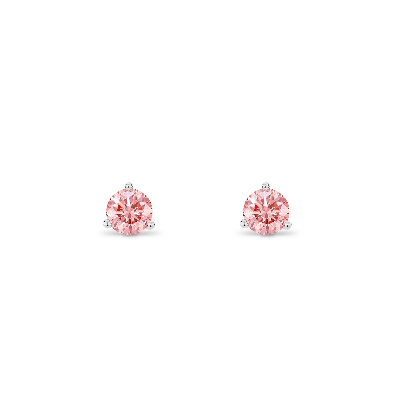 Luxury Jewelry At Unbeatable Discounts The Pink Solitaire Stud Earrings