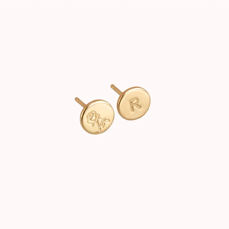 Get Your Favorite Jewelry At The Best Price Ellie Personalized Stud Earrings