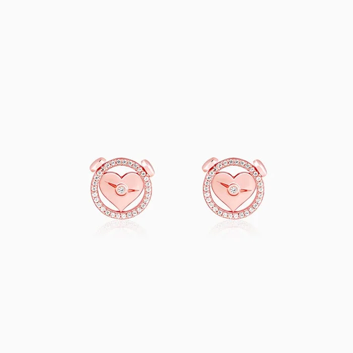 Grab Your Favorite Jewelry At The Lowest Prices Rose Gold I Miss You Stud Earrings