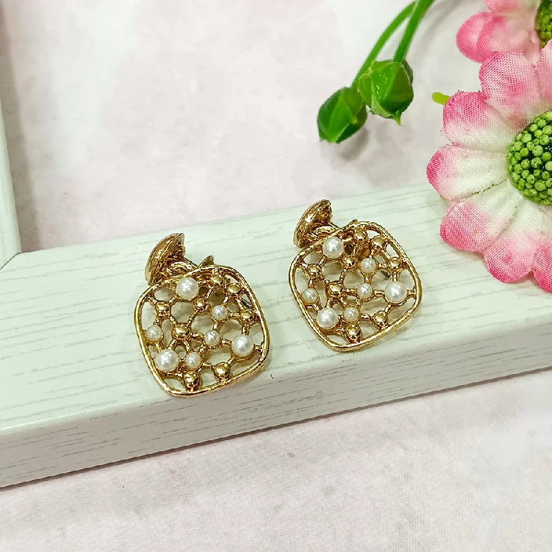 Limited-Time Offer On Elegant Jewelry Pieces Infinity Jewels Gold Plated Hypoallergenic Nickel Free Stud Earrings